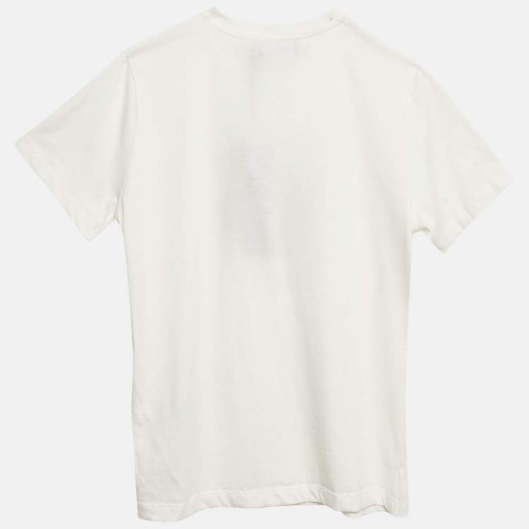 Pre Owned Versace Kids White Medusa Print Jersey T-Shirt 10 Yrs 