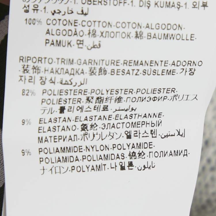 Pre Owned Versace Kids Grey Printed Jersey Shorts 36M