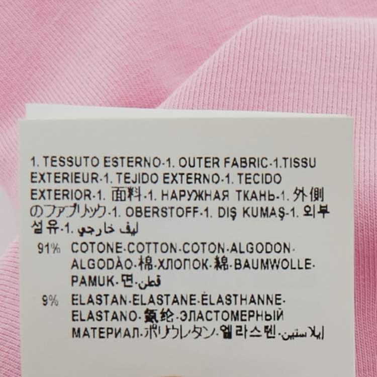 مملوكة مسبقًا Versace Kids Pink Medusa Print Cotton Onesie Set 0-3M