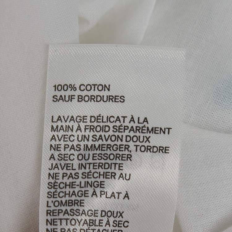 Pre Owned Zimmermann White/Multicolor Polka-Dot Print Cotton Dress (10 Yrs)
