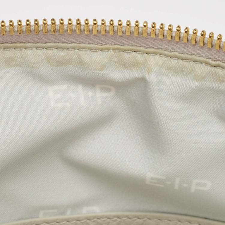 Pre Owned 3.1 Phillip Lim Grey Leather Stripe Duffel Bags