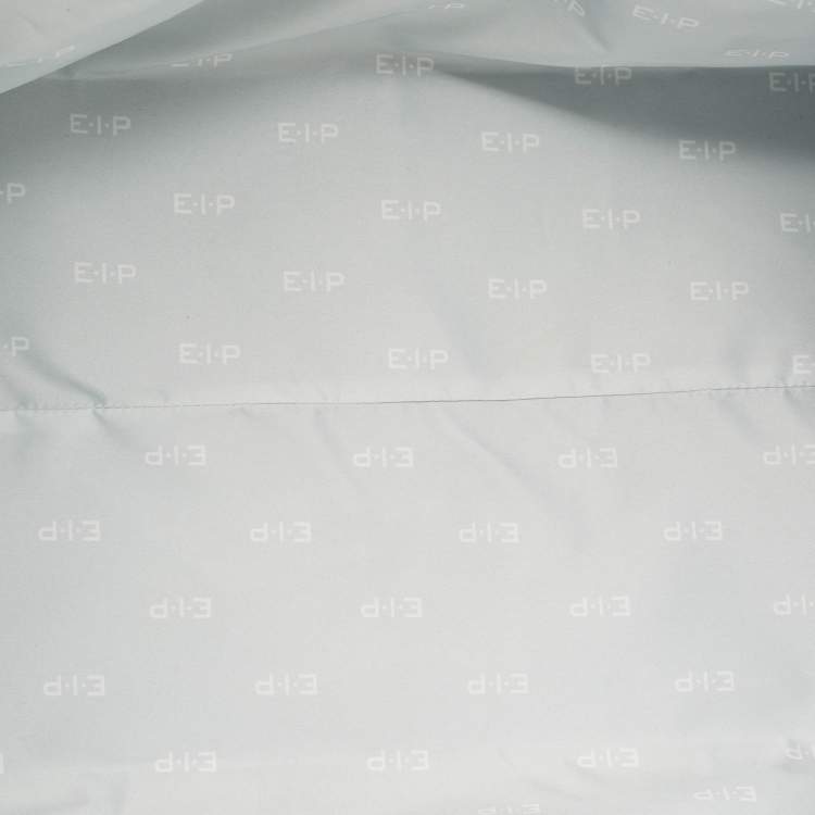 Pre Owned 3.1 Phillip Lim Grey Leather Stripe Duffel Bags