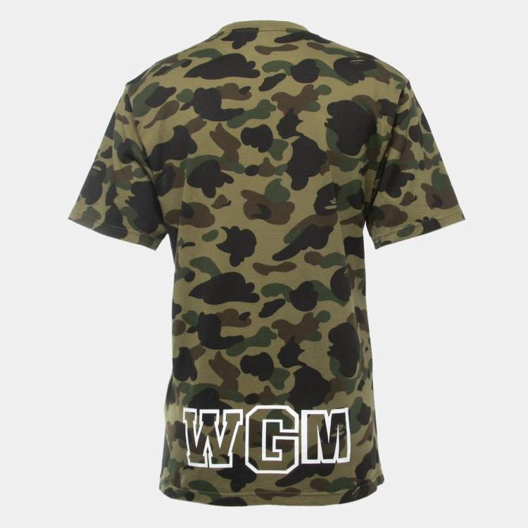 Camouflage Pattern: Military Green T-shirt, Camo Print Tee