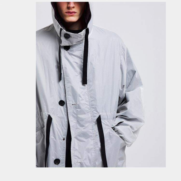 Pre Owned Acne Studios Nylon Overcoat 52