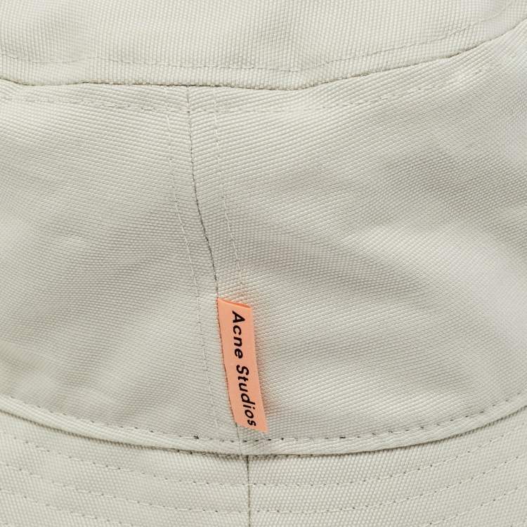 Pre Owned Acne Studio Beige Bucket Hat Size 59CM