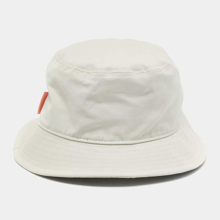 Pre Owned Acne Studio Beige Bucket Hat Size 59CM