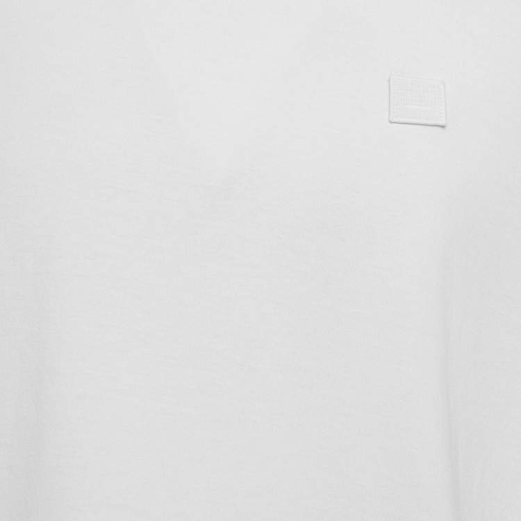 Pre Owned Acne Studios White Cotton Crew Neck T-Shirt XL