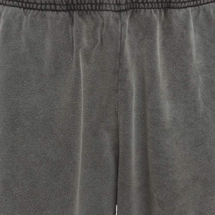 Pre Owned Acne Studios Grey Cotton Knit Sweatpants M