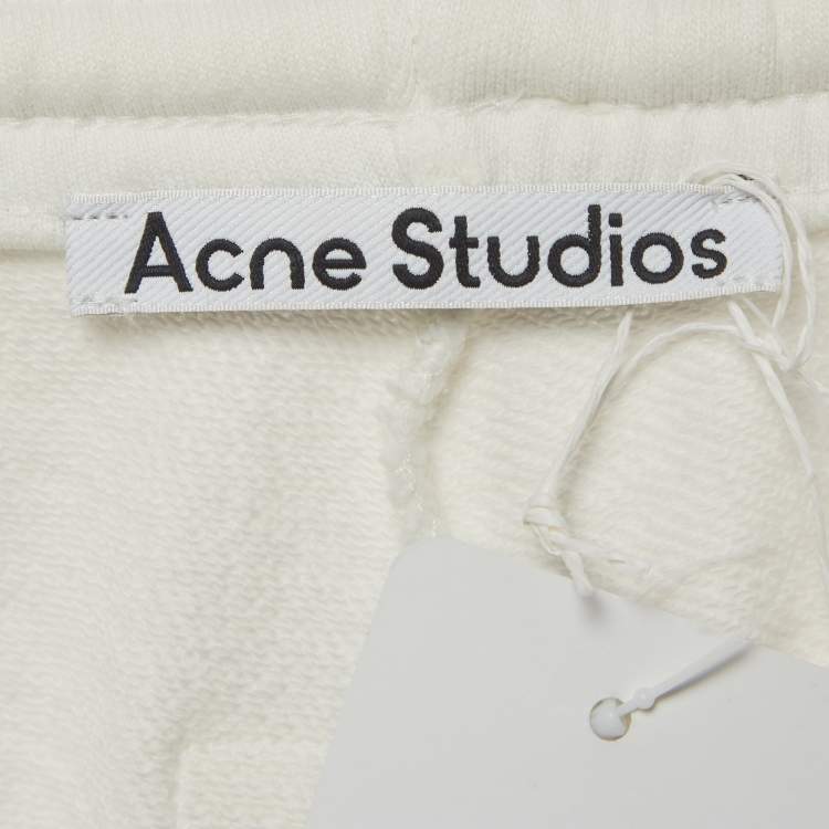 Pre Owned Acne Studios Unisex Cotton White Shorts L