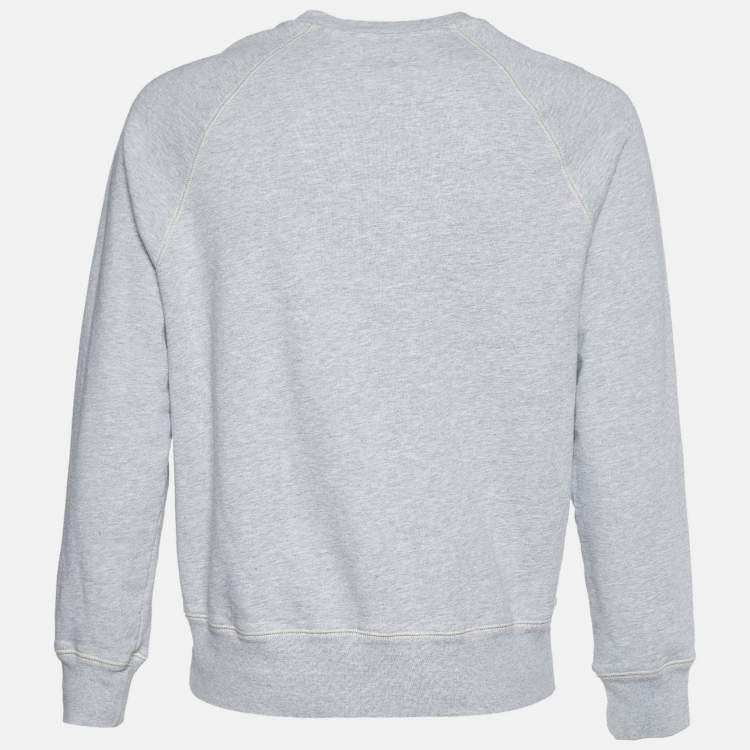 Acne Studios Grey Cotton Knit OMG Sweatshirt XL Acne Studios | TLC