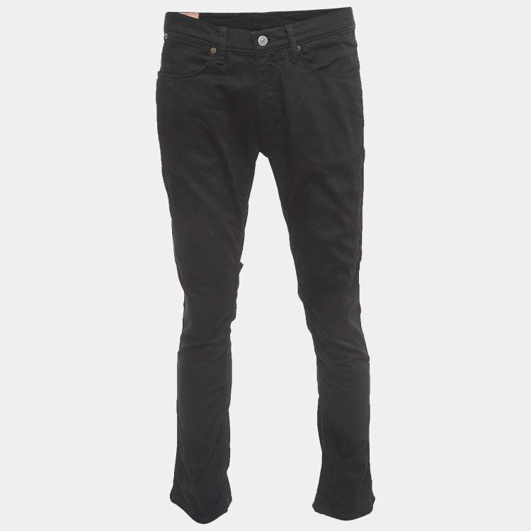 Pre Owned Acne Studios Black Denim Jeans L Waist 34"