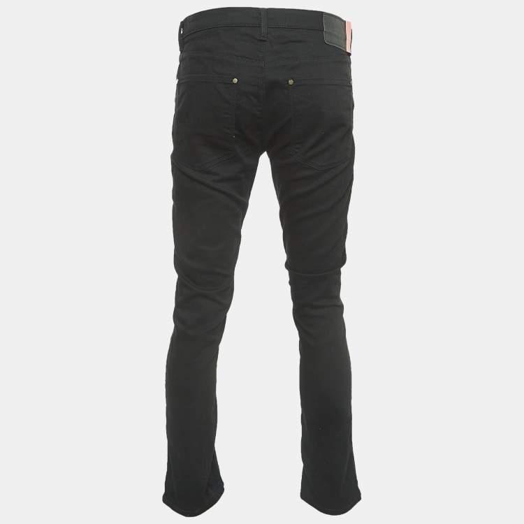 Pre Owned Acne Studios Black Denim Jeans L Waist 34"