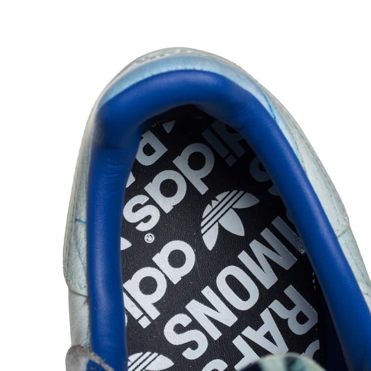 Pre Owned Adidas x Raf Simons Stan Smith Multicolor Leather Micro Stan Sneakers Size 43 1/3