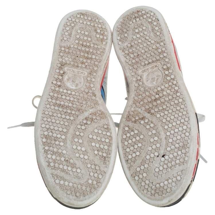 Pre Owned Adidas x Raf Simons Stan Smith Multicolor Leather Micro Stan Sneakers Size 43 1/3