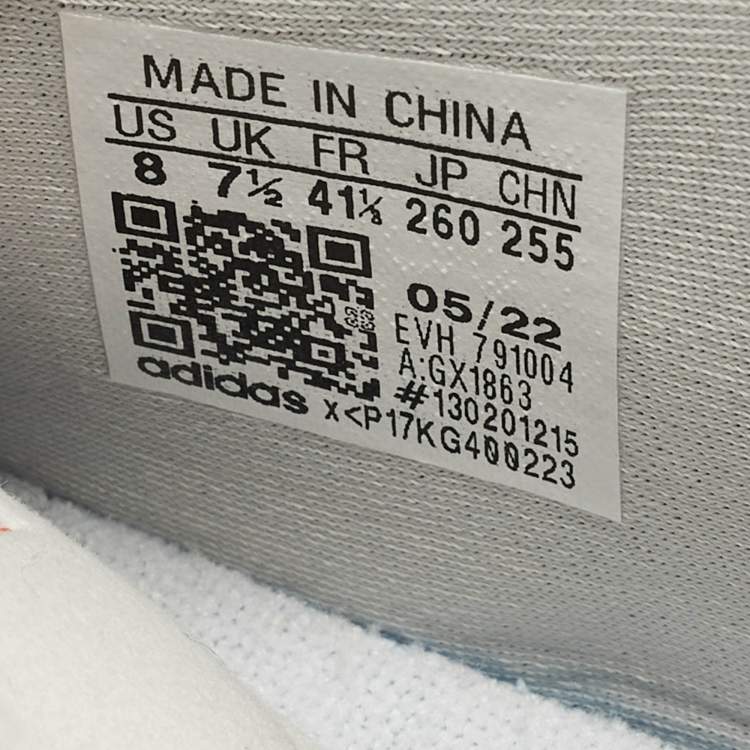 Pre Owned Adidas Size 41.5 Grey Synthetic Leather Ozweego Celox Dash Lace Up Sneakers