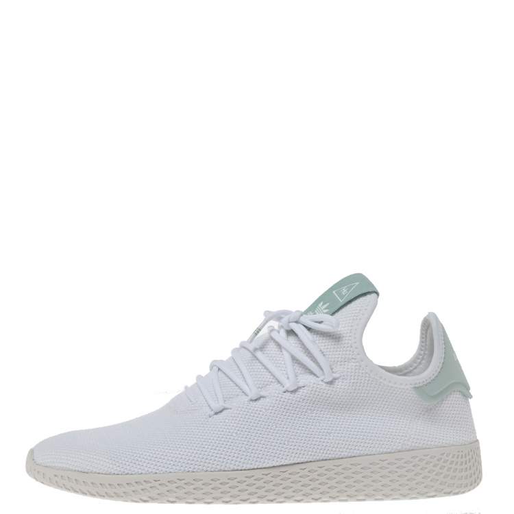 adidas Originals X Pharrell Williams Tennis HU Sneakers In White