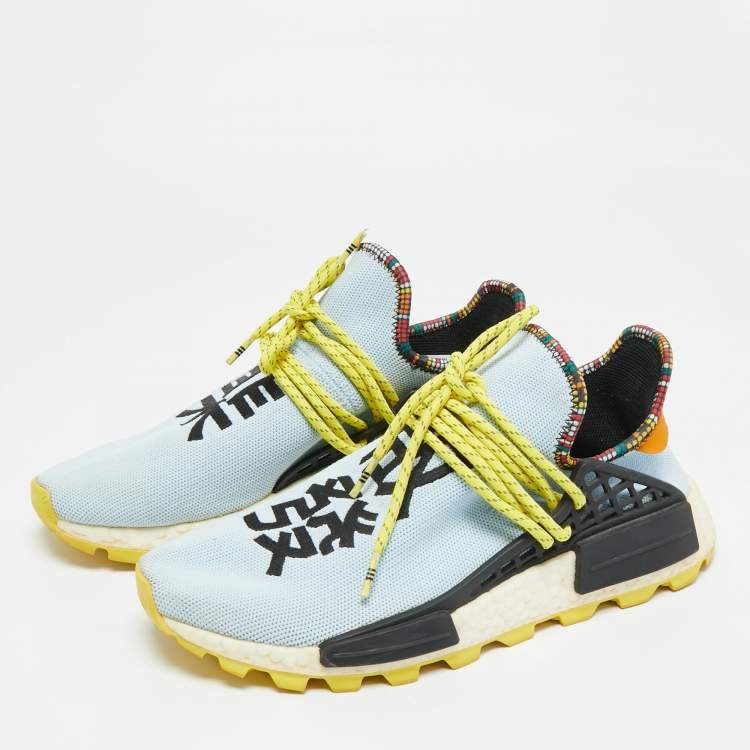 Pre Owned حذاء رياضي فاريل وأديداس هيومان ريس أحمر مقاس 42