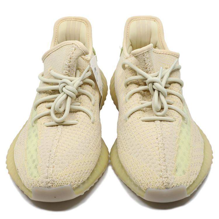 Pre Owned Yeezy 350 V2 Flax Sneakers Size 41 1/3