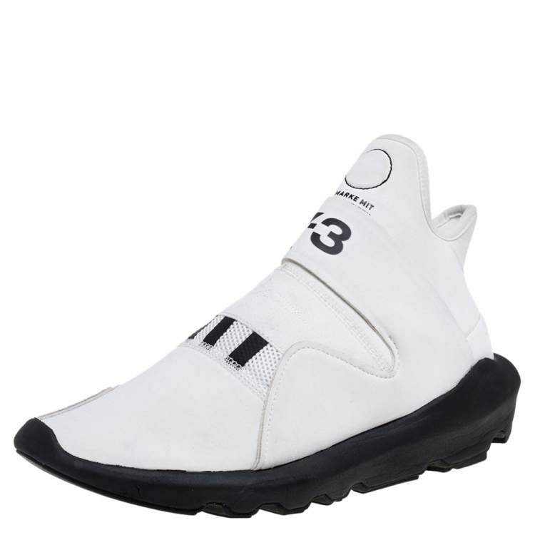 centavo federación Bastante Y3 x Adidas Yohji Yamamoto White Neoprene And Mesh Suberou Sneakers Size 44  Adidas | TLC