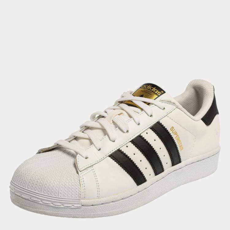 Leather And Rubber Cap Toe Superstar Low Top Size 42 2/3 Adidas | TLC