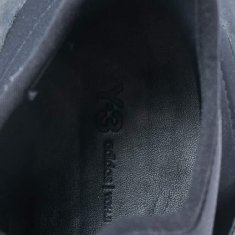Pre Owned Y3 x Adidas Black Fabric And Mesh Suberou Sneakers Size 46