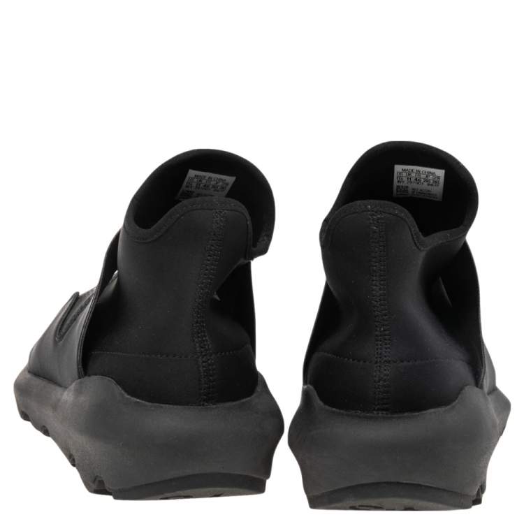 Pre Owned Y3 x Adidas Black Fabric And Mesh Suberou Sneakers Size 46