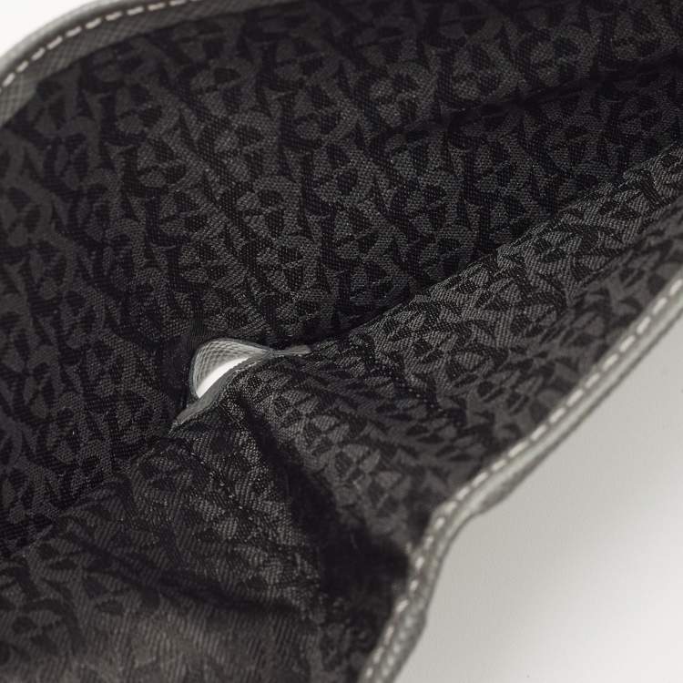 Pre Owned Aigner Grey Leather Wallet