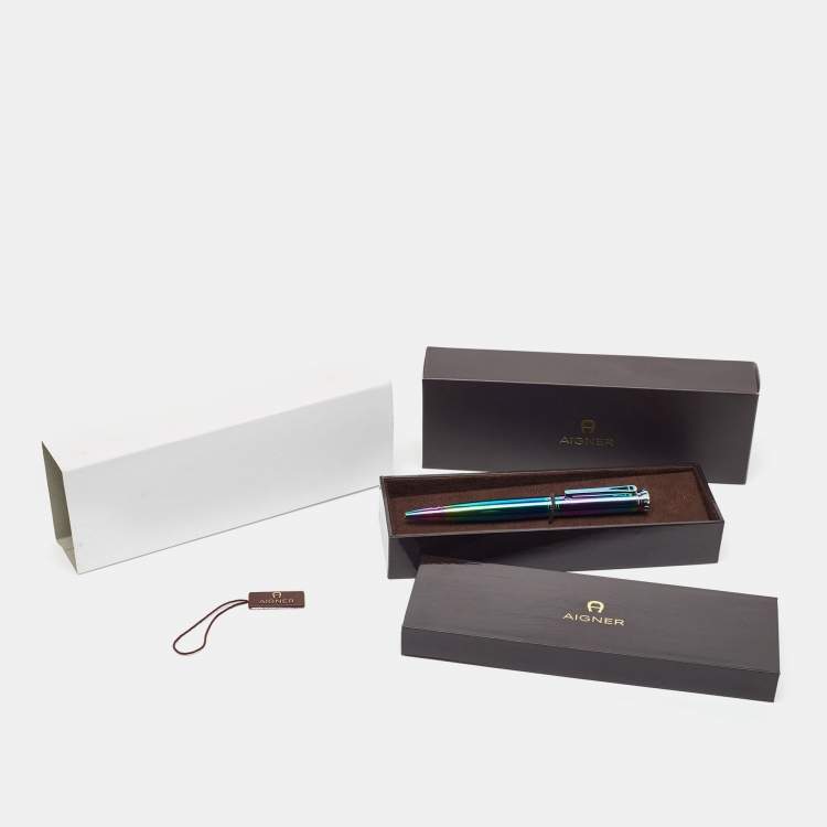 Pre Owned Aigner Multicolor Metal Ballpoint Pen