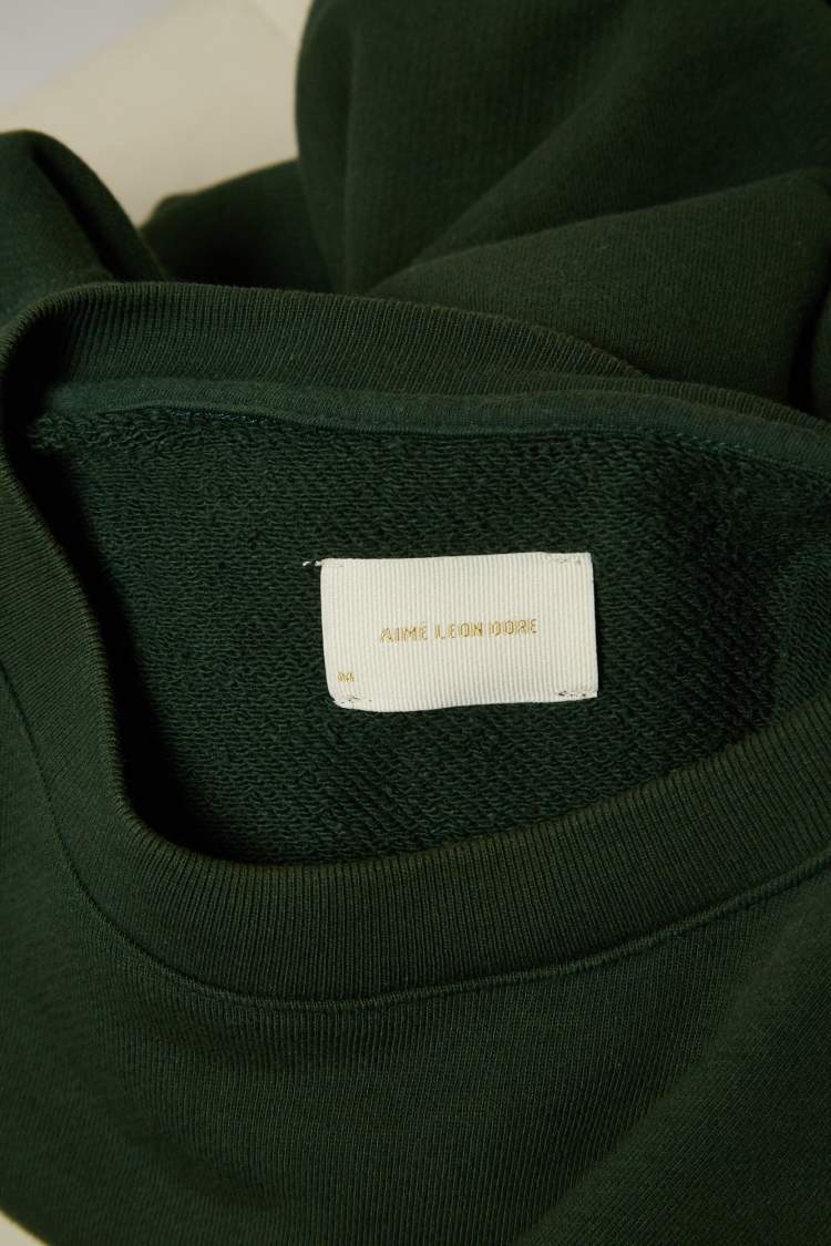 Pre Owned سويت شيرت أيم ليون دور قطن محبوك مطبوع أخضر مقاس وسط