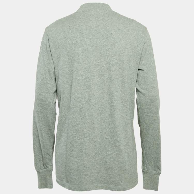 Pre Owned Aime Leon Dore Grey Cotton Knit Sweatshirt S