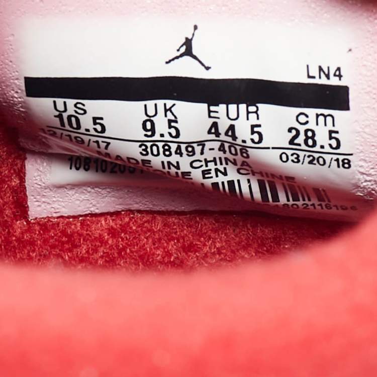 Pre Owned Air Jordans Blue Nubuck Leather Jordan 4 Retro Travis Scott Cactus Jack Sneakers Size 44.5