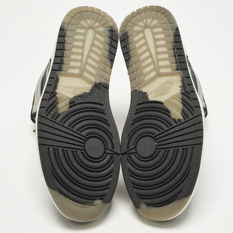 مملوكة مسبقًا Air Jordans Jordan 1 Retro High Element Gore-Tex Black Particle Grey Size 45.5 Multicolor Fabric and Leather Sneakers