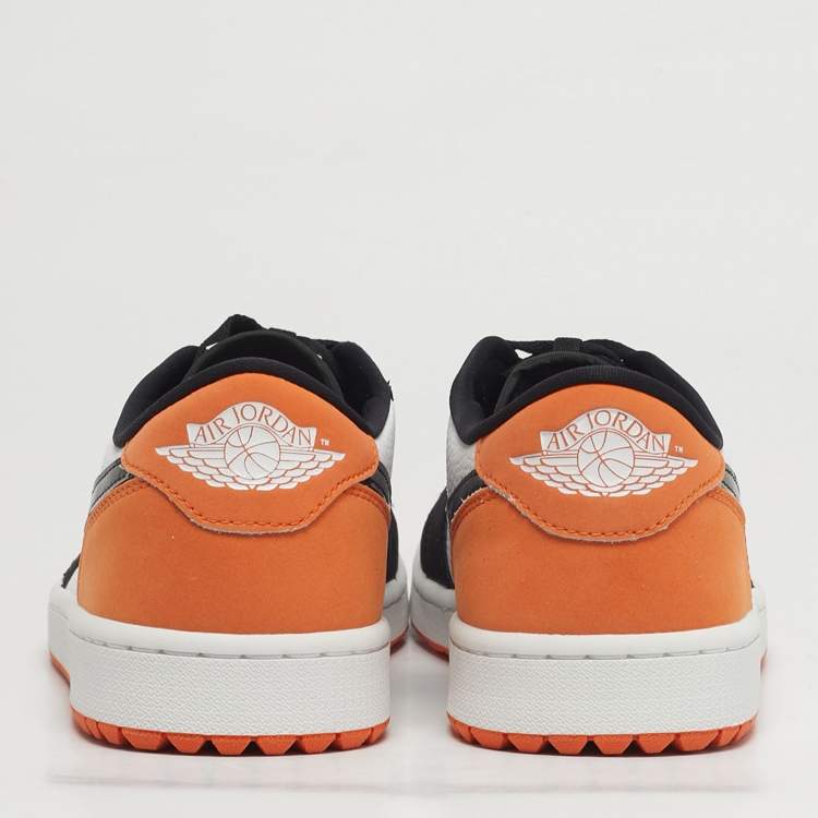 Pre Owned Air Jordans Jordan 1 Retro Golf Shattered Backboard Size 45 Multicolor Nubuck and Leather Low Top Sneakers