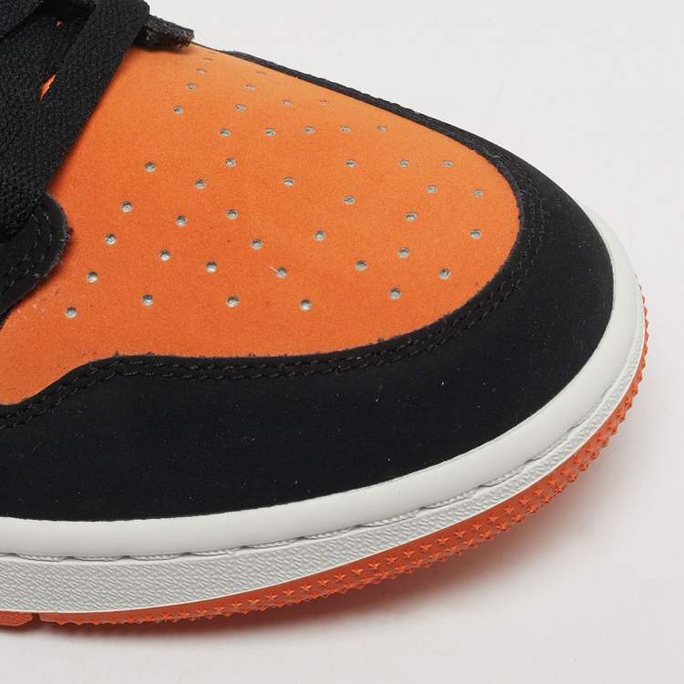 Pre Owned Air Jordans Jordan 1 Retro Golf Shattered Backboard Size 45 Multicolor Nubuck and Leather Low Top Sneakers