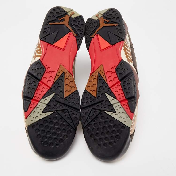 Pre Owned Air Jordan Multicolor Nubuck Leather  Jordan 7 Retro OG Sp Sneakers Size 47.5 