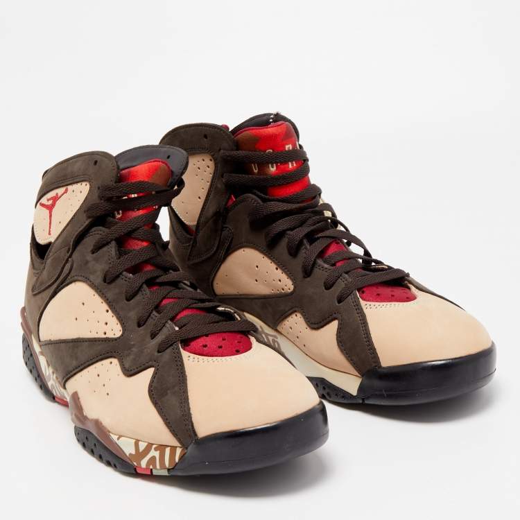 Pre Owned Air Jordan Multicolor Nubuck Leather  Jordan 7 Retro OG Sp Sneakers Size 47.5 