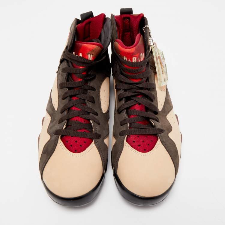 Pre Owned Air Jordan Multicolor Nubuck Leather  Jordan 7 Retro OG Sp Sneakers Size 47.5 