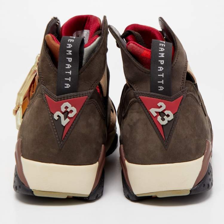 Pre Owned Air Jordan Multicolor Nubuck Leather  Jordan 7 Retro OG Sp Sneakers Size 47.5 
