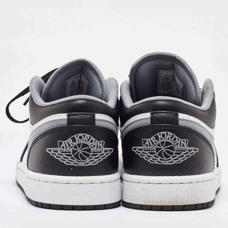 Pre Owned Air Jordans Multicolor Leather Air Jordan 1 Low Top Sneakers Size 43