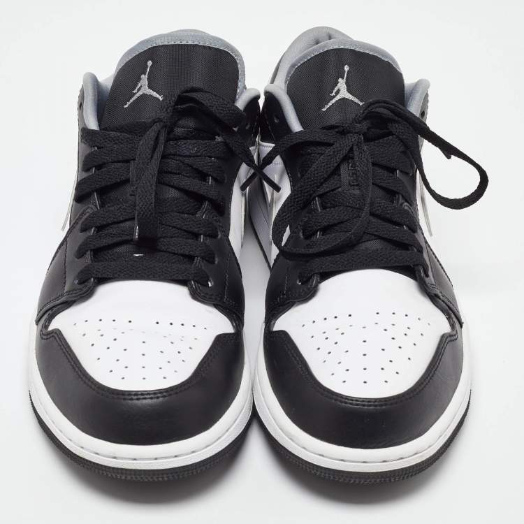 Pre Owned Air Jordans Multicolor Leather Air Jordan 1 Low Top Sneakers Size 43