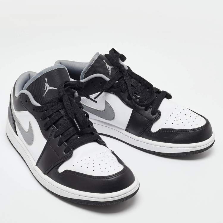 Pre Owned Air Jordans Multicolor Leather Air Jordan 1 Low Top Sneakers Size 43