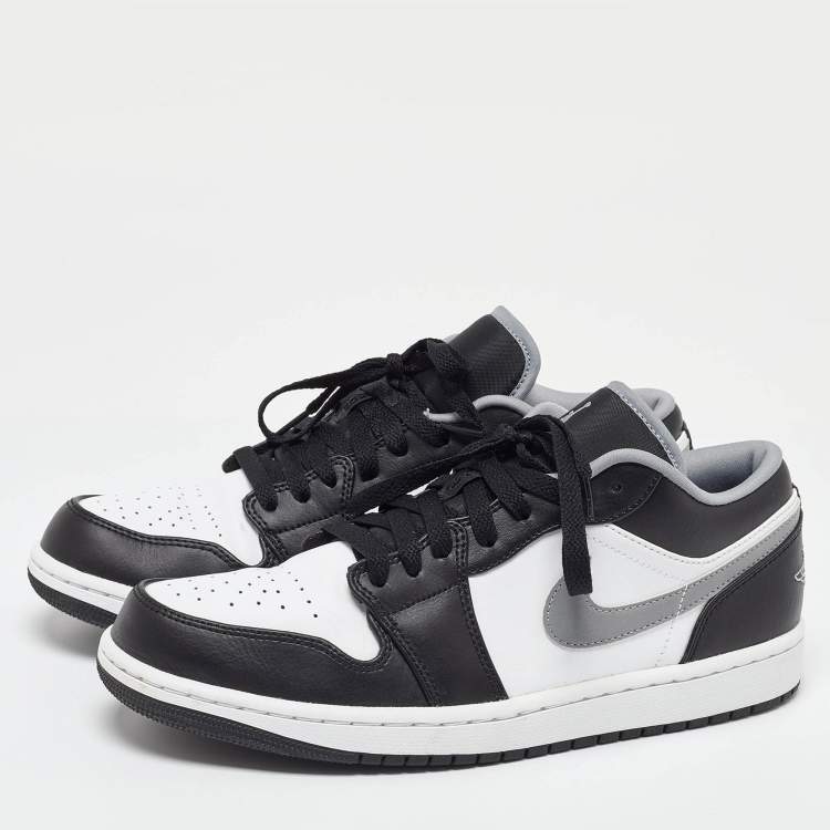 Pre Owned Air Jordans Multicolor Leather Air Jordan 1 Low Top Sneakers Size 43