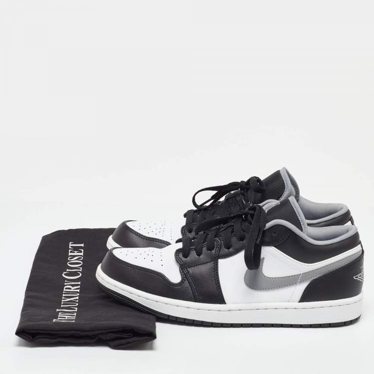 Pre Owned Air Jordans Multicolor Leather Air Jordan 1 Low Top Sneakers Size 43