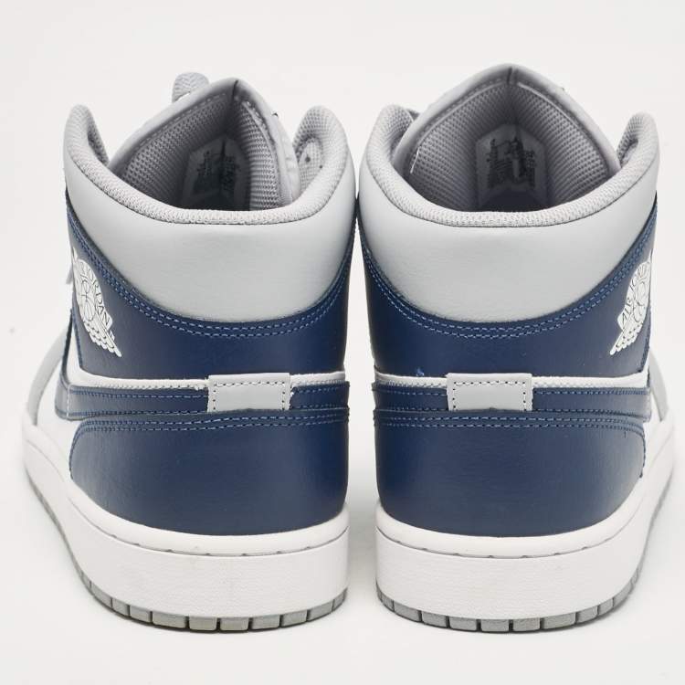 مملوكة مسبقًا Air Jordans Multicolor Leather Air Jordan 1 High Top Sneakers Size 46