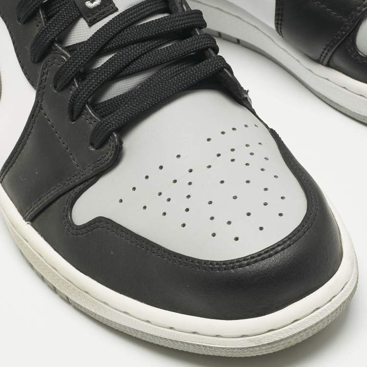 Pre Owned Air Jordans Multicolor Leather Jordan 1 Low Shadow Sneakers Size 45.5