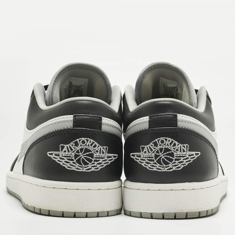Pre Owned Air Jordans Multicolor Leather Jordan 1 Low Shadow Sneakers Size 45.5