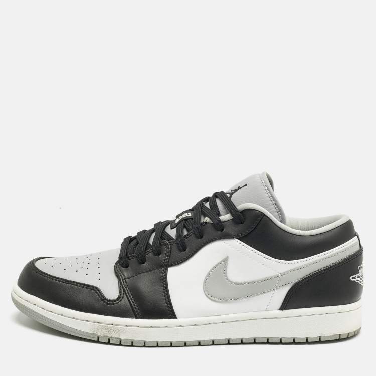 Pre Owned Air Jordans Multicolor Leather Jordan 1 Low Shadow Sneakers Size 45.5