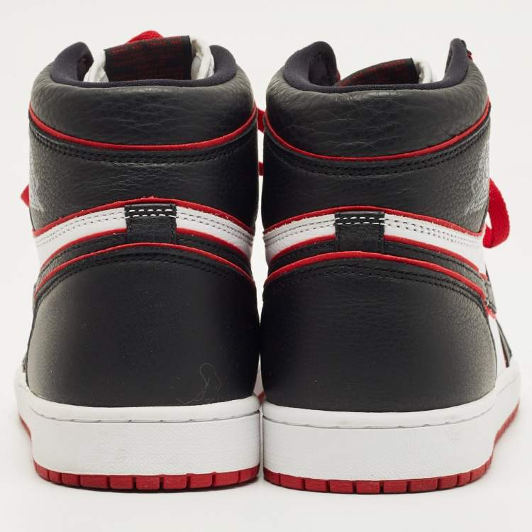 Pre Owned Air Jordans Multicolor Leather Jordan 1 Retro High Bloodline Sneakers Size 45.5