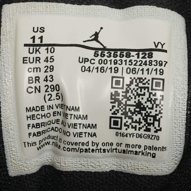 Pre Owned Air Jordans Multicolor Nubuck Leather Jordan 1 Low Shattered Backboard Sneakers Size 45