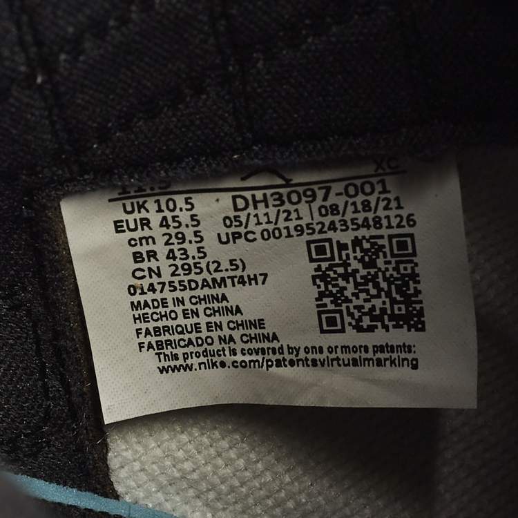 مملوكة مسبقًا Air Jordans Jordan 1 Retro OG Hand Crafted Size 45.5 Multicolor Nubuck and Leather High Top Sneakers